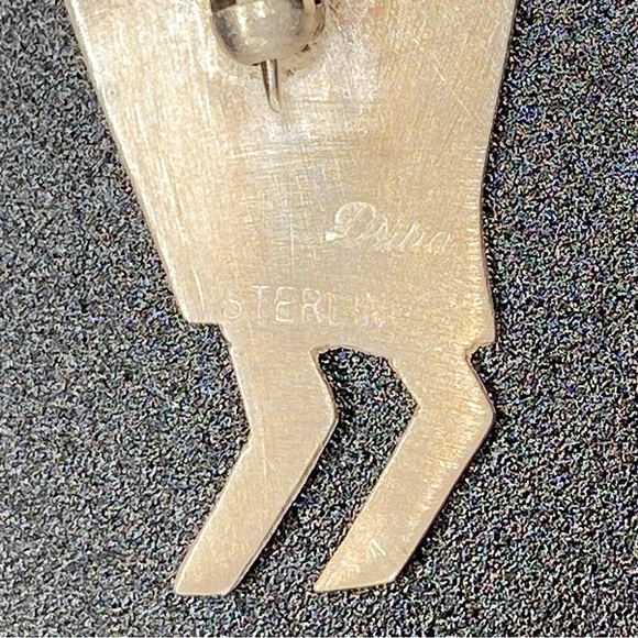 Sterling Kokopelli Pin - Picture 4 of 5